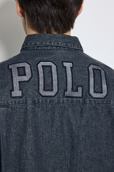 <先行予約>【POLO BCS&times;AZUL】デニム長袖シャツ 詳細画像