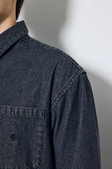 <先行予約>【POLO BCS&times;AZUL】デニム長袖シャツ 詳細画像