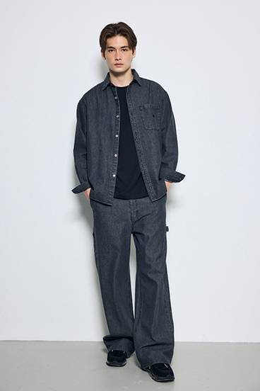 <先行予約>【POLO BCS&times;AZUL】デニム長袖シャツ 詳細画像