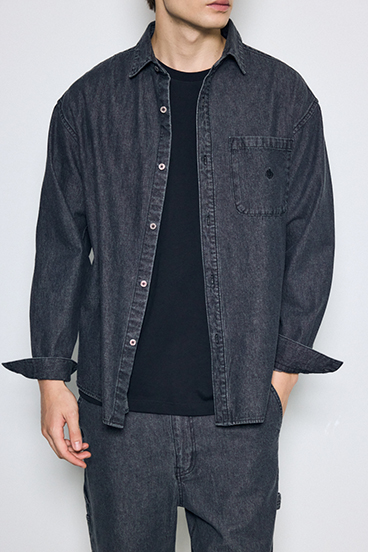 <先行予約>【POLO BCS&times;AZUL】デニム長袖シャツ 詳細画像