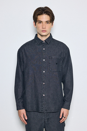 <先行予約>【POLO BCS&times;AZUL】デニム長袖シャツ 詳細画像