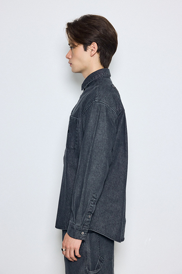 <先行予約>【POLO BCS&times;AZUL】デニム長袖シャツ 詳細画像