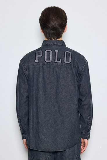 <先行予約>【POLO BCS&times;AZUL】デニム長袖シャツ 詳細画像