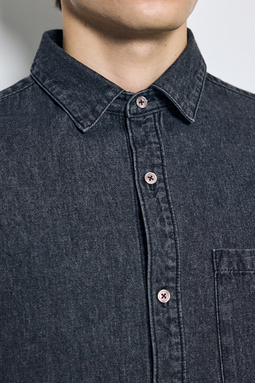 <先行予約>【POLO BCS&times;AZUL】デニム長袖シャツ 詳細画像