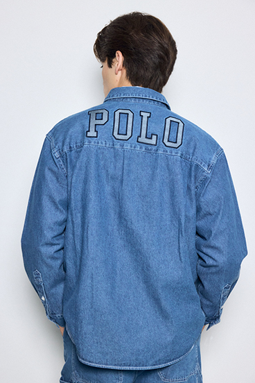 <先行予約>【POLO BCS×AZUL】デニム長袖シャツ