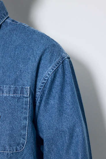 <先行予約>【POLO BCS&times;AZUL】デニム長袖シャツ 詳細画像
