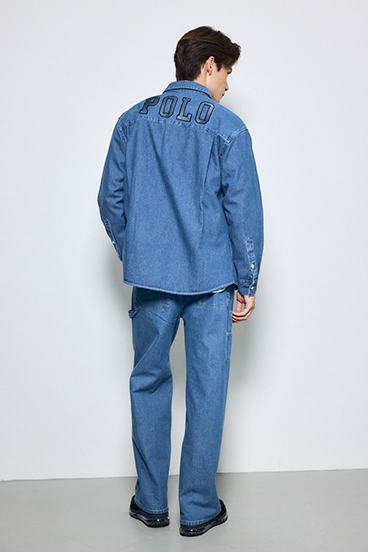 <先行予約>【POLO BCS&times;AZUL】デニム長袖シャツ 詳細画像