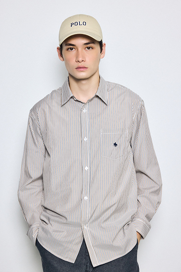 <先行予約>【POLO BCS×AZUL】ストライプシャツ