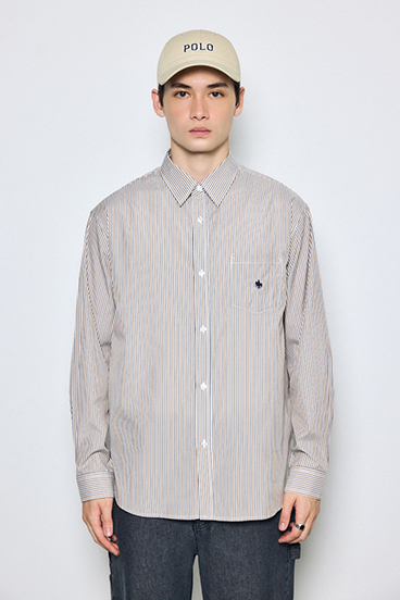 <先行予約>【POLO BCS&times;AZUL】ストライプシャツ 詳細画像