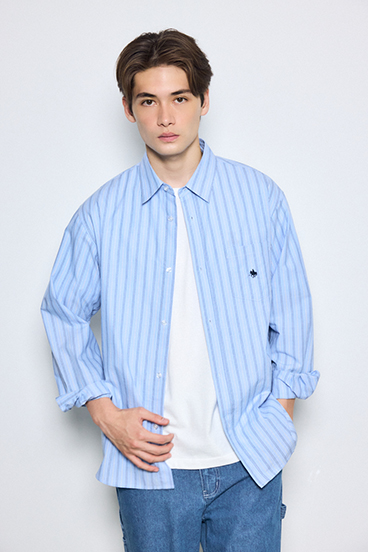 <先行予約>【POLO BCS×AZUL】ストライプシャツ