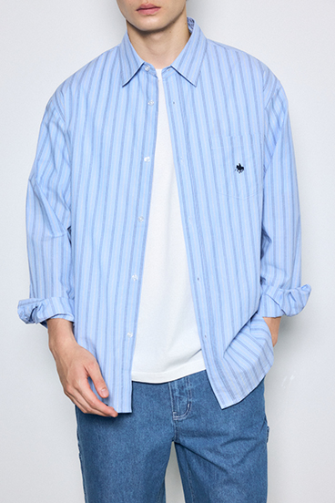 <先行予約>【POLO BCS&times;AZUL】ストライプシャツ 詳細画像