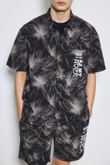 【RVCA&times;AZUL】総柄シャツ