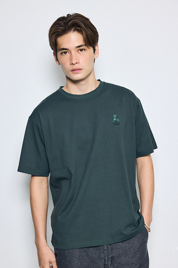 <先行予約>【POLO BCS×AZUL】ベア刺繍TEE