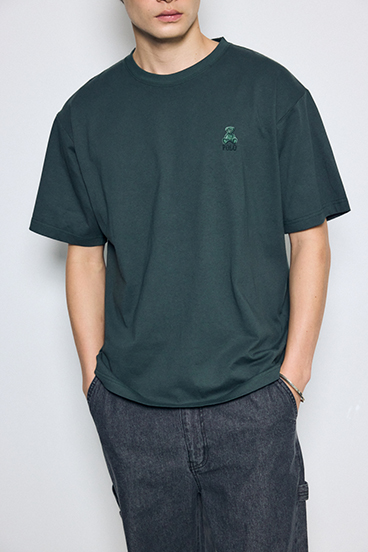 <先行予約>【POLO BCS×AZUL】ベア刺繍TEE
