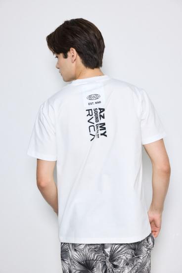 【RVCA&times;AZUL】バックプリントTEE 詳細画像