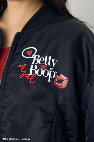 【Betty Boop&trade;&times;AZUL】MA-1 詳細画像