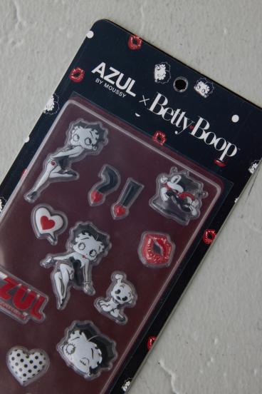 【Betty Boop&trade;×AZUL】ぷくぷくシール