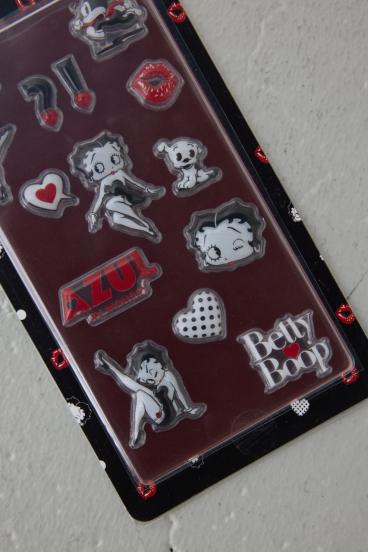 【Betty Boop&trade;&times;AZUL】ぷくぷくシール 詳細画像