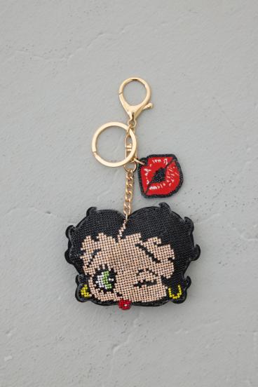 【Betty Boop&trade;&times;AZUL】ラインストーンチャーム 詳細画像