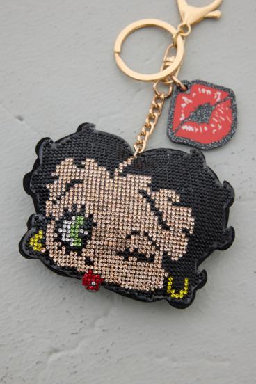 【Betty Boop&trade;&times;AZUL】ラインストーンチャーム 詳細画像
