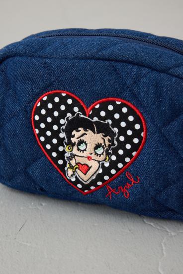 【Betty Boop&trade;&times;AZUL】ポーチ 詳細画像