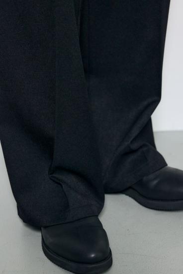 ウールライクツータックワイドパンツ 詳細画像