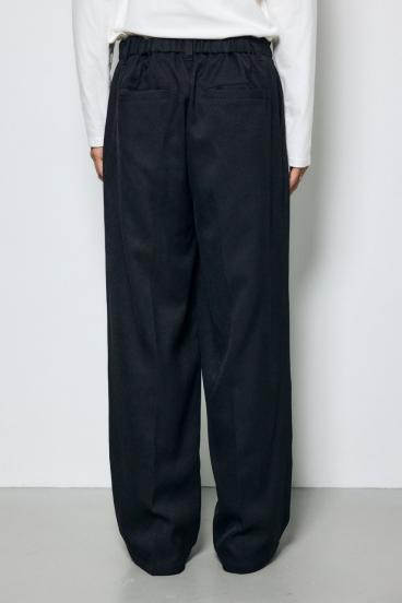 ウールライクツータックワイドパンツ 詳細画像