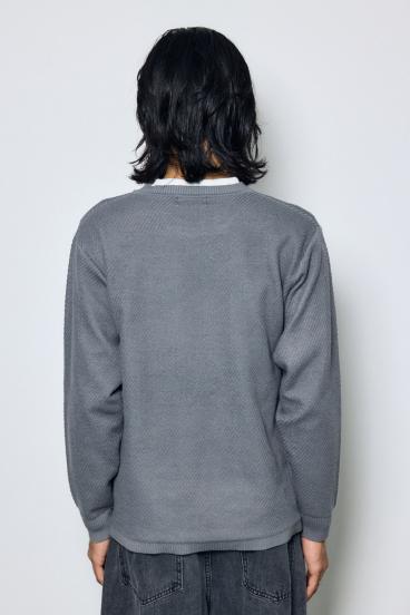 レイヤードニットトップスセット 詳細画像