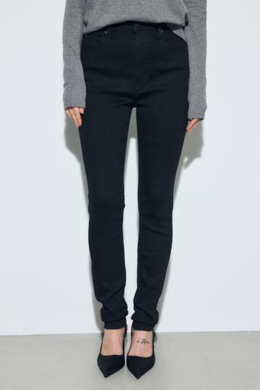 AZUL DENIM ジャストウエストスキニーデニム