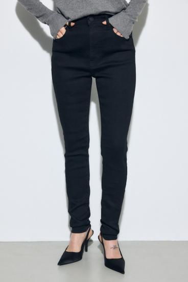 AZUL DENIM ジャストウエストスキニーデニム