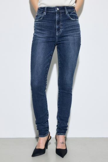 AZUL DENIM ジャストウエストスキニーデニム