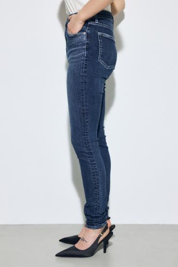 AZUL DENIM ジャストウエストスキニーデニム 詳細画像