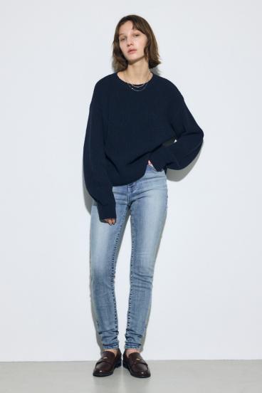 AZUL DENIM ジャストウエストスキニーデニム 詳細画像