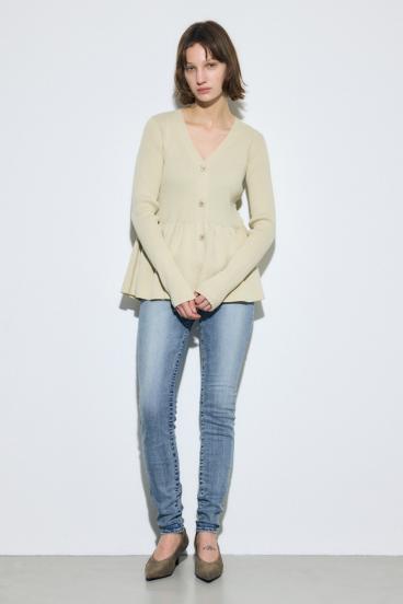 AZUL DENIM ジャストウエストスキニーデニム 詳細画像