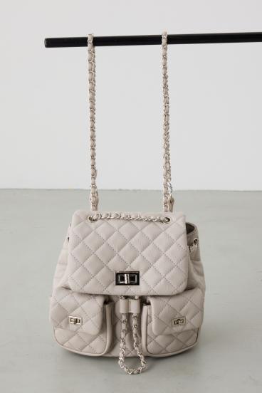 3WAYキルティングリュック 詳細画像