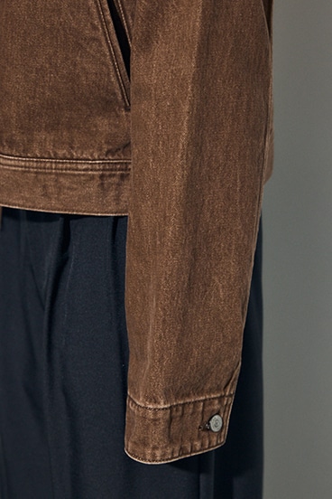 AZUL DENIM ダブルジップブルゾン 詳細画像