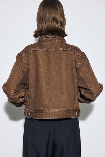 AZUL DENIM ダブルジップブルゾン 詳細画像