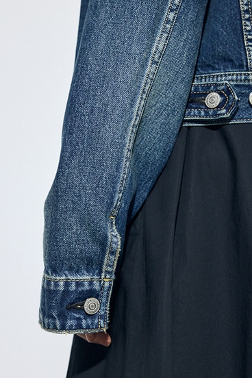 AZUL DENIM ダブルジップブルゾン 詳細画像