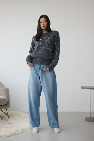 L/B ライトオンスカーブデニム 詳細画像