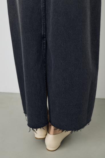 デニムロングスカート 詳細画像