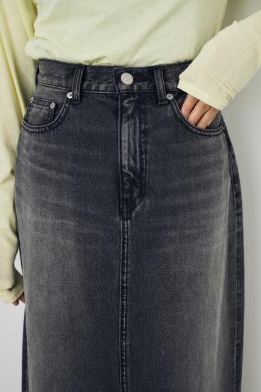 デニムロングスカート 詳細画像
