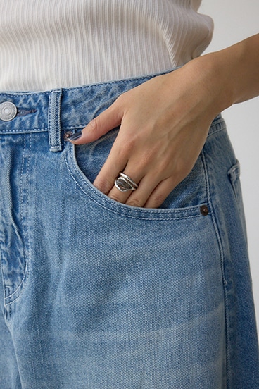 L/B ライトオンスカーブデニム ショート丈 詳細画像