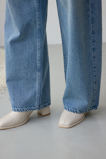 L/B ライトオンスカーブデニム ショート丈 詳細画像