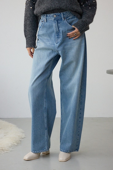 L/B ライトオンスカーブデニム ショート丈