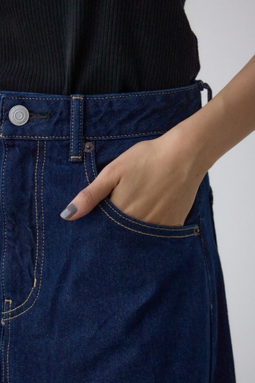 O/W ライトオンスカーブデニム ショート丈 詳細画像