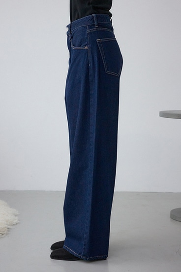 O/W ライトオンスカーブデニム ショート丈 詳細画像