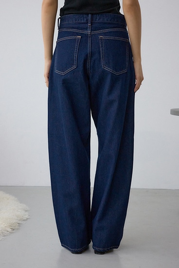 O/W ライトオンスカーブデニム ショート丈 詳細画像