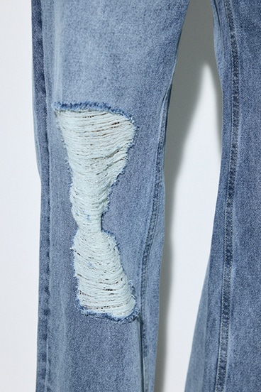 AZUL DENIM レースワイドデニム 詳細画像