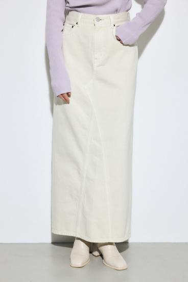 AZUL DENIM カラーストレートデニムスカート 詳細画像