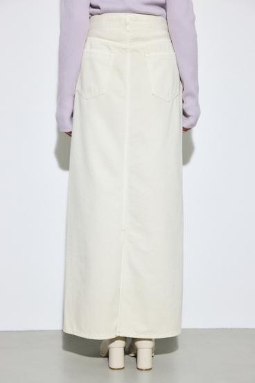 AZUL DENIM カラーストレートデニムスカート 詳細画像